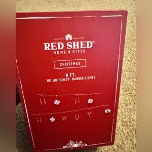 Red Shed 'Ho Ho Howdy' Holiday String Lights - Red